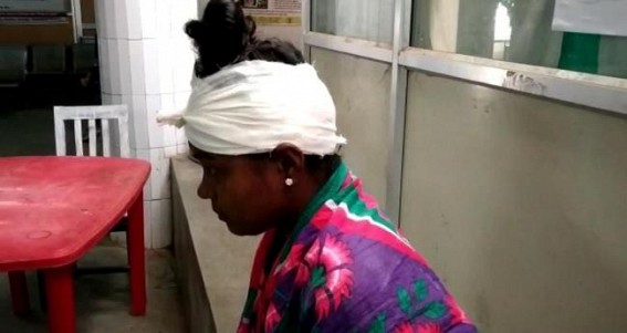 Extreme Physical torture on housewife, injured house wife was admitted to hospital Extreme Physical torture on housewife, injured house wife was admitted to hospital
